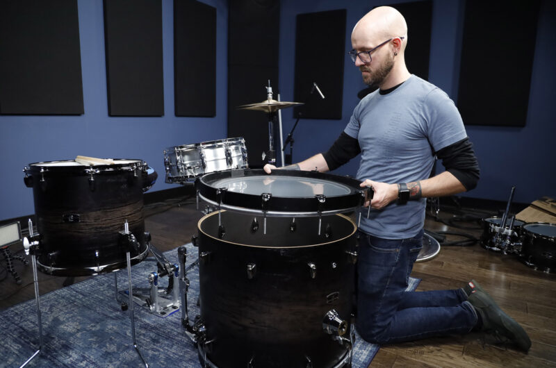 bass drum muffle tuning