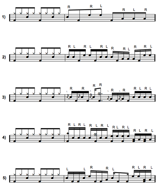 adding bass drum to your fills