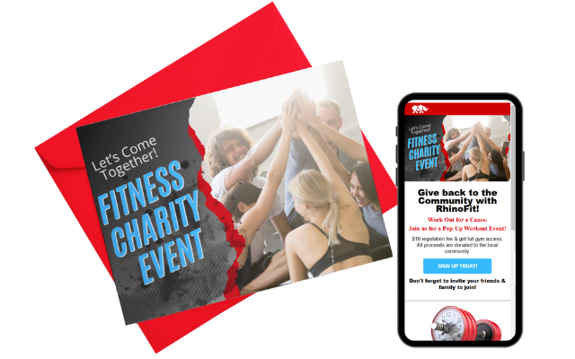 Image of a Charity Event Fitness Email Template