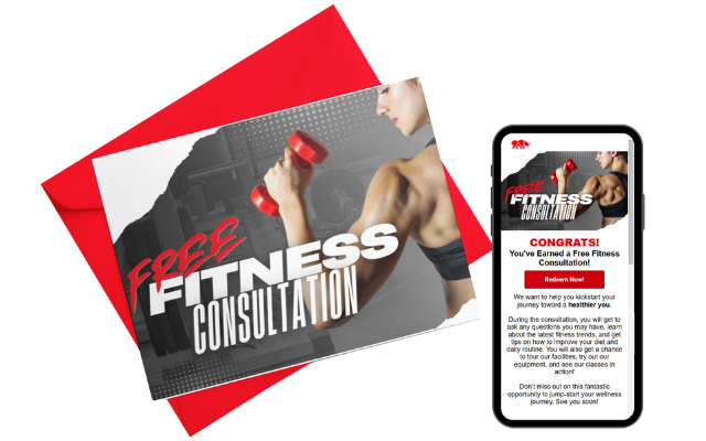 Image of a Free Fitness Consultation Fitness Email Template