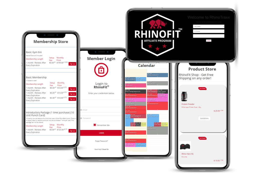 Gym Website Templates by RhinoFit