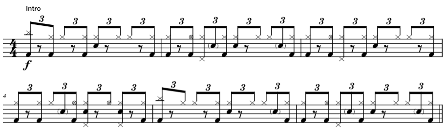 The 10 Hardest Drumming Songs 1 fool in the rain by led zeppelin - drum notation